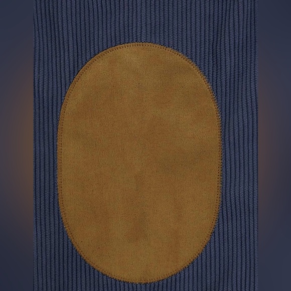 NWT Corduroy Colorblock Pullover Top Beige & Blue With Brown Accents Size XL - Picture 3 of 10